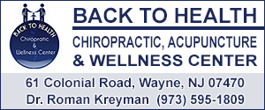 Roman Kreyman - Back to Health - Health Chiropractic,  Acupuncture and Wellness Center - Wayne - (973) 595-1809 - Wayne Chiropractor
